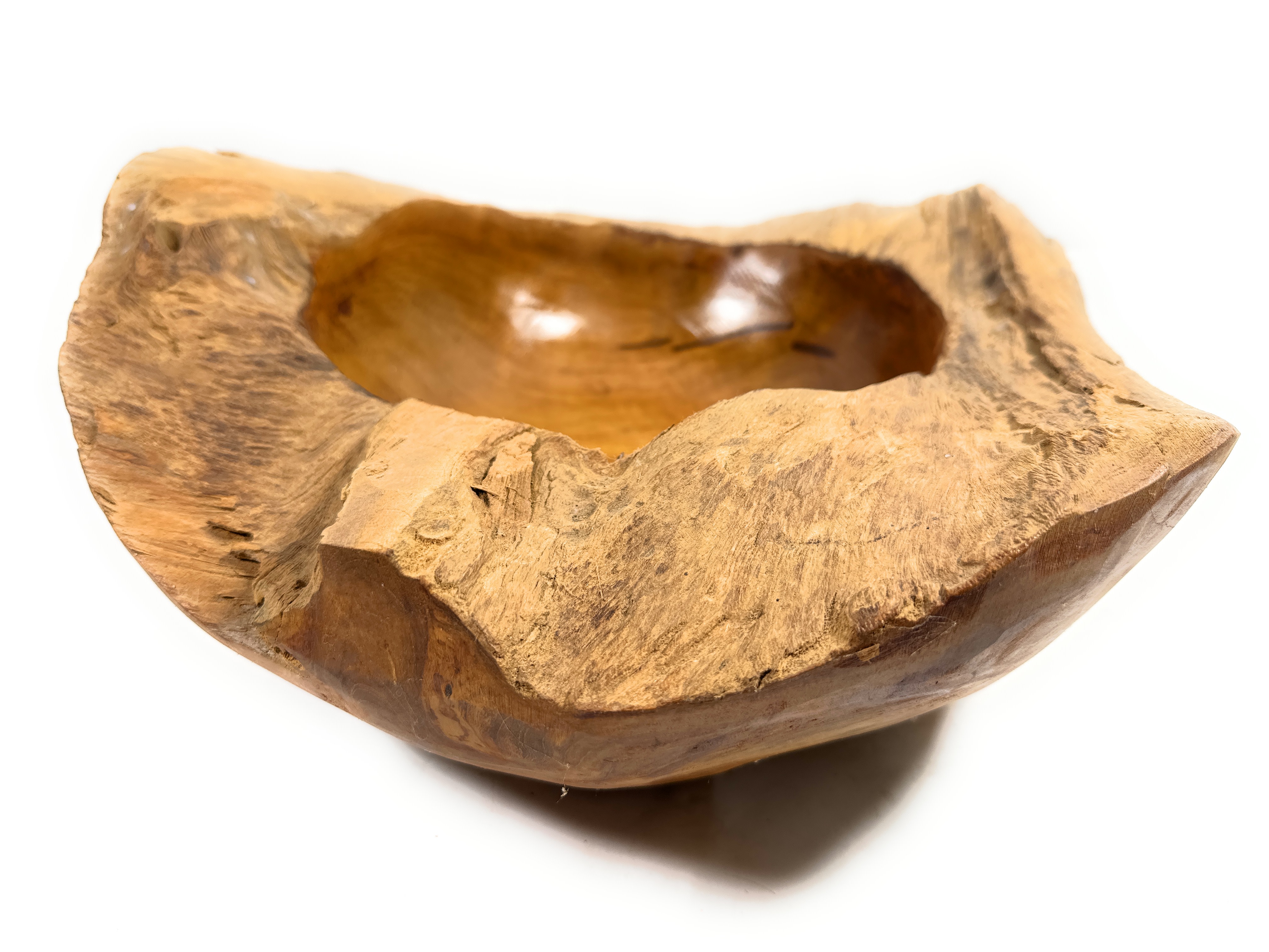 Centerpiece Rustic Teak Wooden Bowl 15 inch X 4 inch X 16 inch Teak Root | #HWA207 Centerpiece Rustic Teak Wooden Bowl 15 inch X 4 inch X 16 inch Teak Root | #HWA207